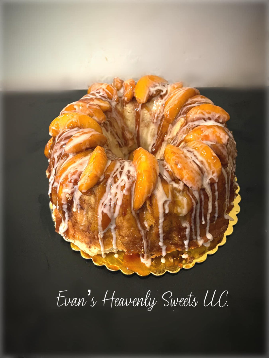 PEACH COBBLER POUND CAKE